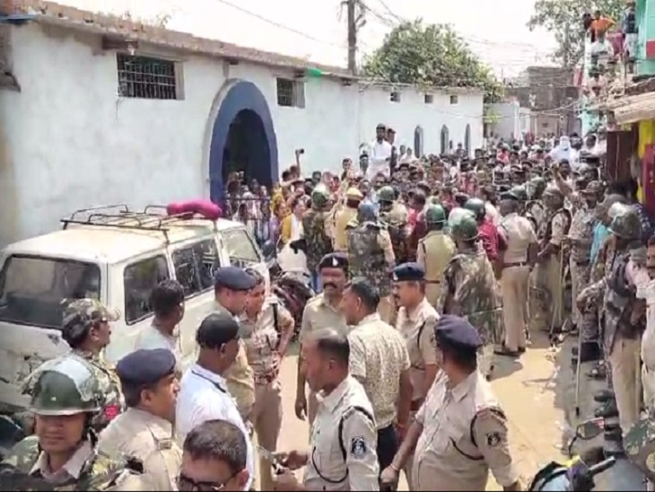 पूरे एरिया को छावनी में किया गया तब्दील