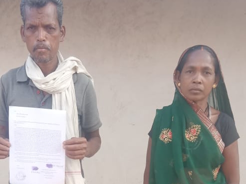 ग्रामीणों ने कोरबा एसपी से की शिकायत। - Dainik Bhaskar