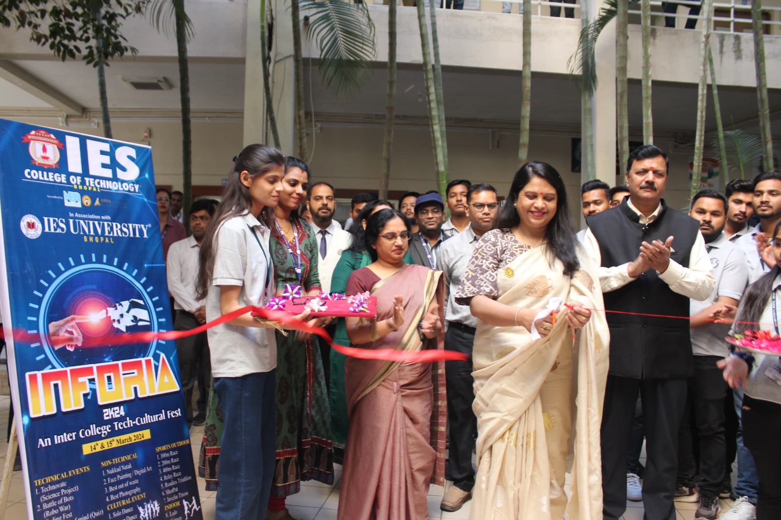 Inforia Tech Fest at IES College of Technology | IES कॉलेज ऑफ ...