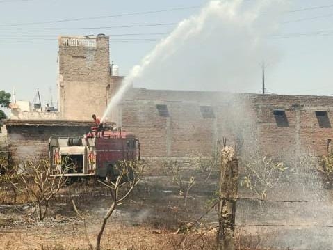The fire broke out due to short circuit in the grid complex of the ...