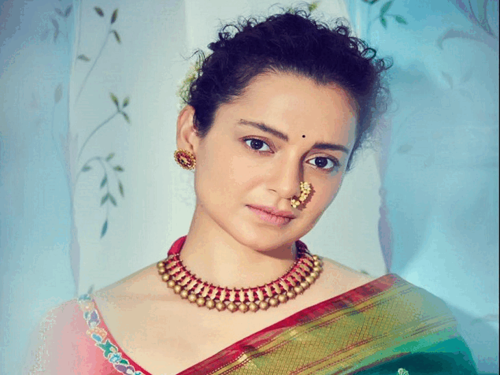 हिमाचल प्रदेश की मंडी सीट से भाजपा प्रत्याशी कंगना रनौत। - Dainik Bhaskar