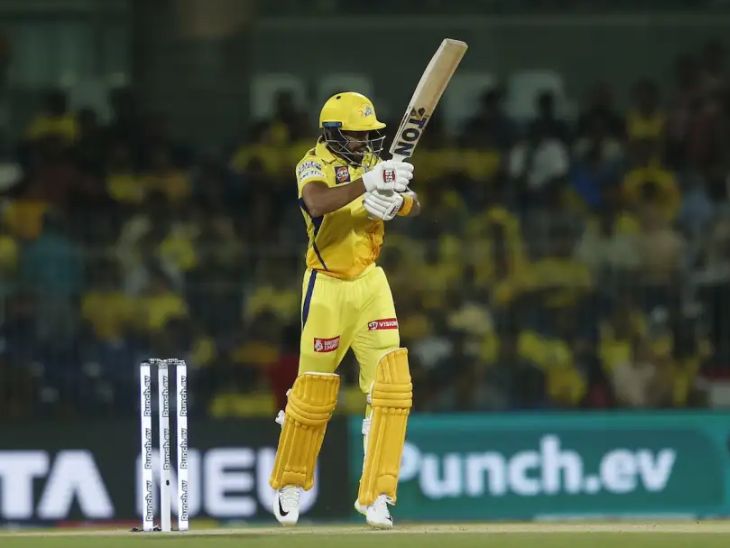 कप्तान रुतुराज गायकवाड़ ने 36 गेंदों पर 127.78 की स्ट्राइक रेट से 46 रन बनाए। उनकी पारी में पांच चौके और एक छक्का शामिल था.