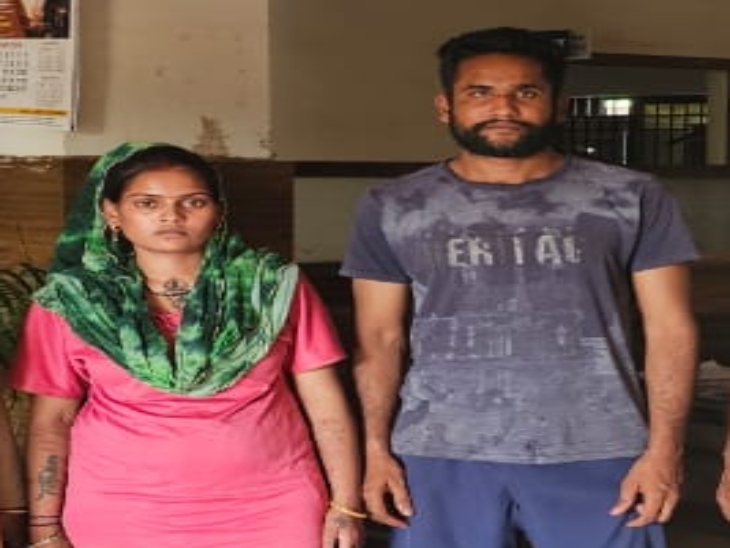 मुस्कान रात्रे पति प्रिंस यदु के साथ हीरापुर कबीर नगर इलाके में रह रही थी। - Dainik Bhaskar