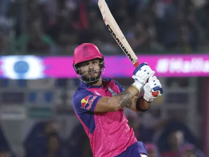 रियान पराग ने IPL करियर की खेली सर्वश्रेष्ठ पारी। 45 गेंदों पर बनाए नाबाद 84 रन। - Dainik Bhaskar