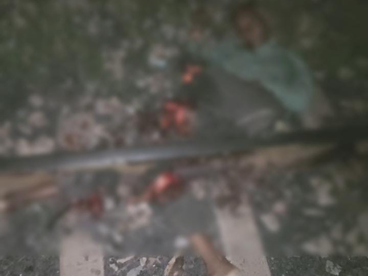 टुकड़ों में बंटी लाश।