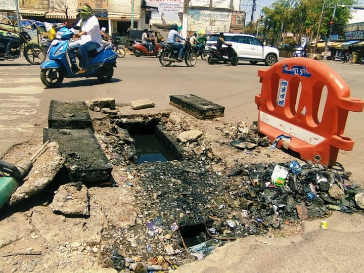 रलेन रोड के डामरीकरण का काम शुरू