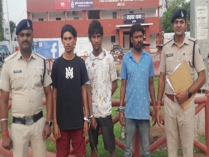 लूट के आरोपी पुलिस की गिरफ्त में - Dainik Bhaskar