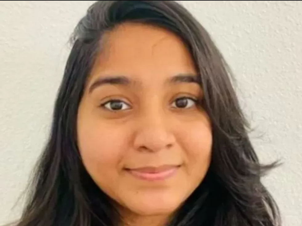 तस्वीर भारतीय मूल की छात्रा जाह्नवी कमडुला की है।