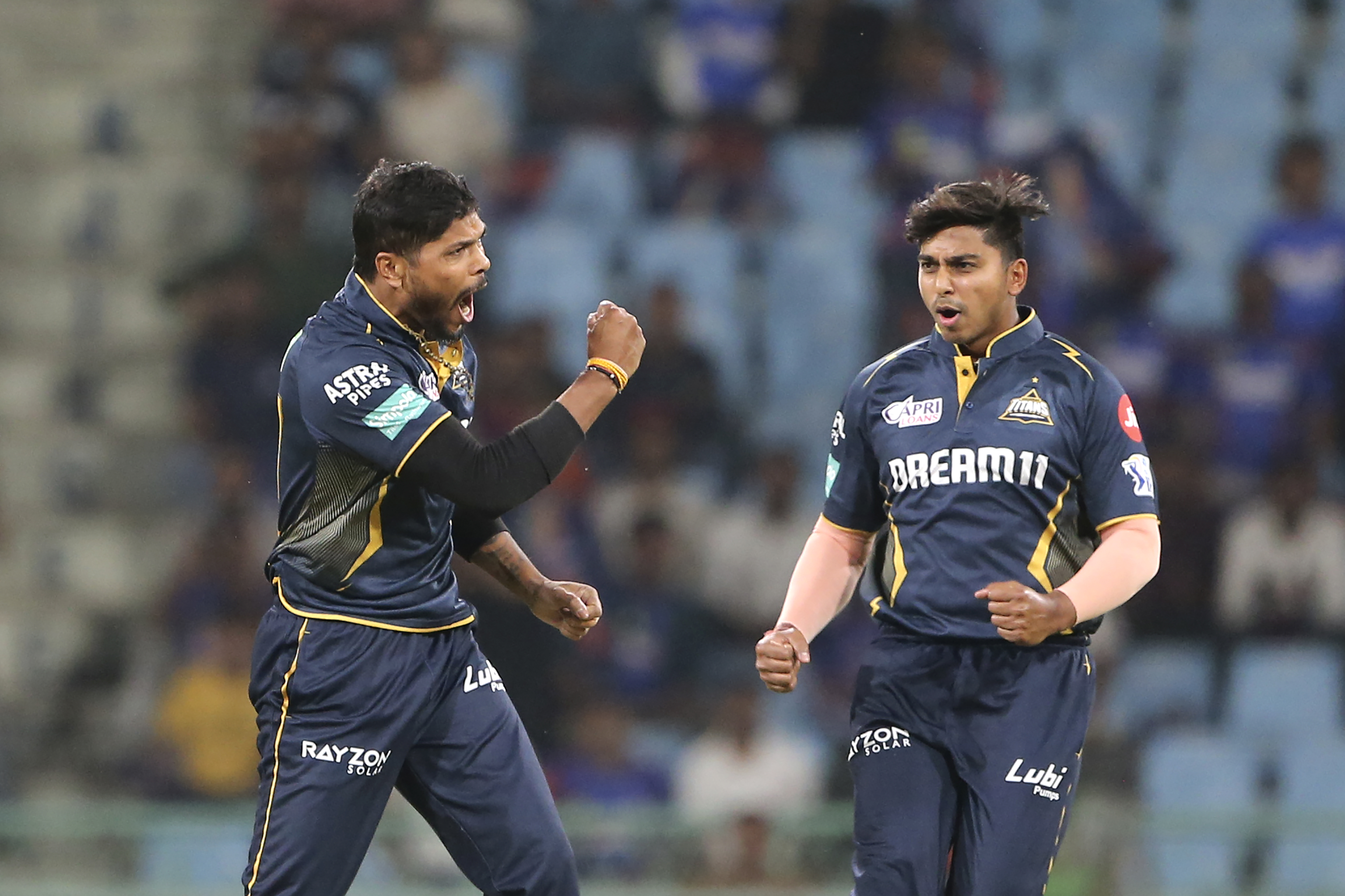 उमेश यादव ने पहले ही ओवर में GT को सफलता दिलाई।