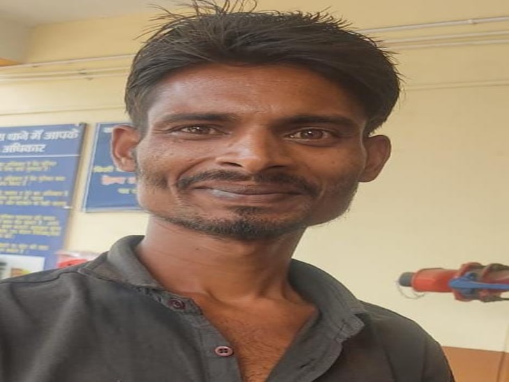 पुलिस ने आरोपी युवक को किया गिरफ्तार।