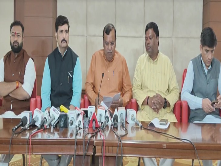 चुनाव प्रबंधन समिति प्रमुख शिवरतन शर्मा।