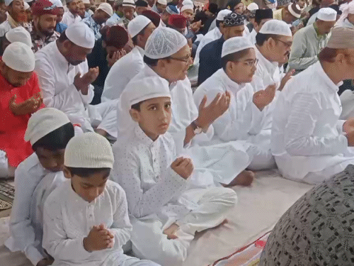बिलासपुर में मस्जिदों में ईद की विशेष नमाज अदा कर अमन चैन की दुआ मांगी गई।