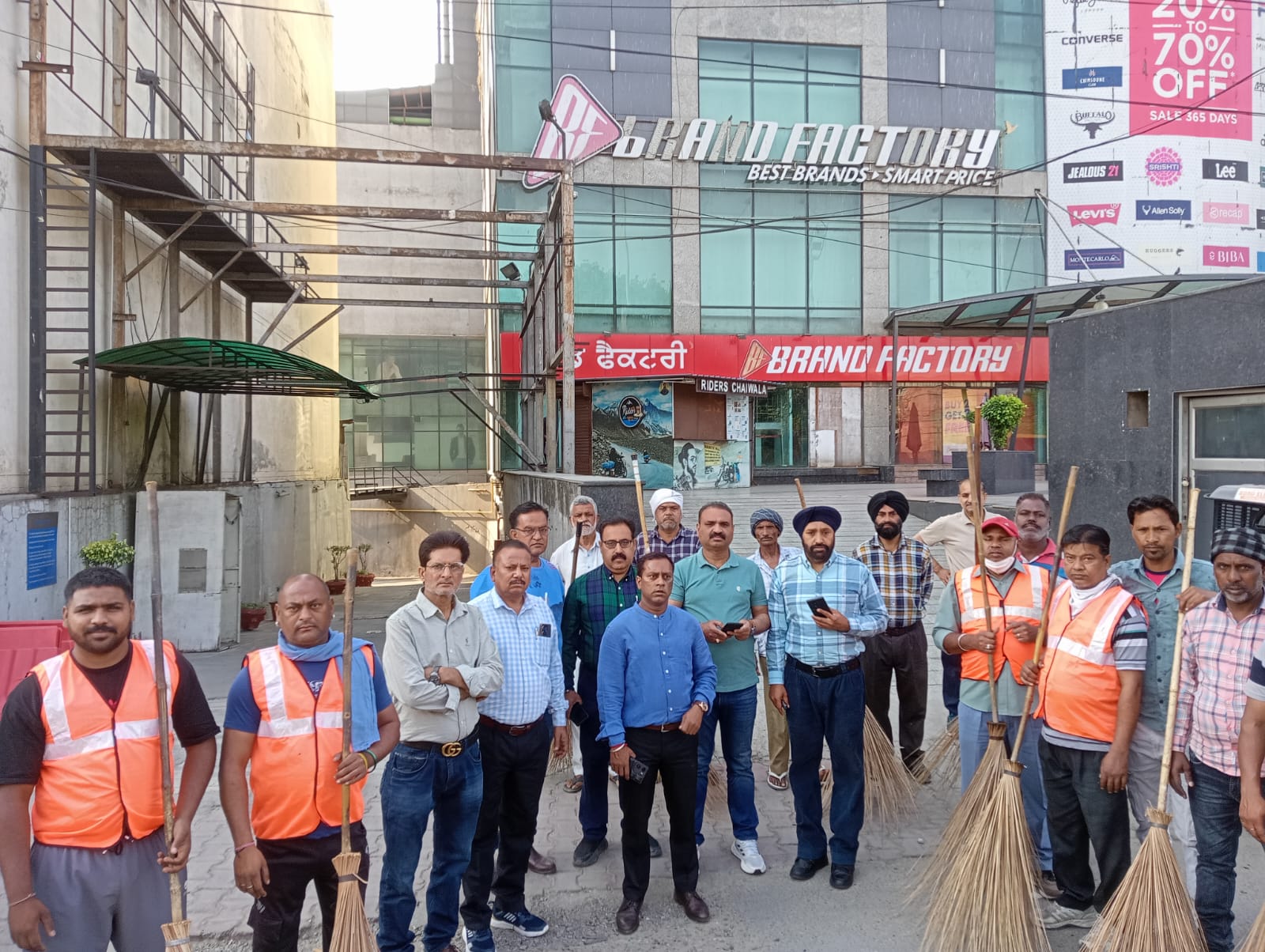 Garbage and debris were removed from Batala Road and closed street ...