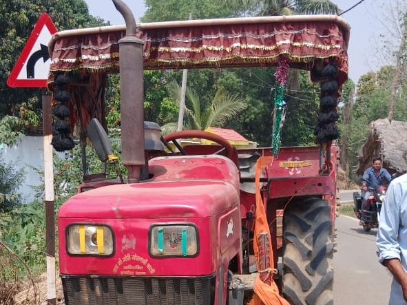 A five year old child died after being crushed by a tractor
