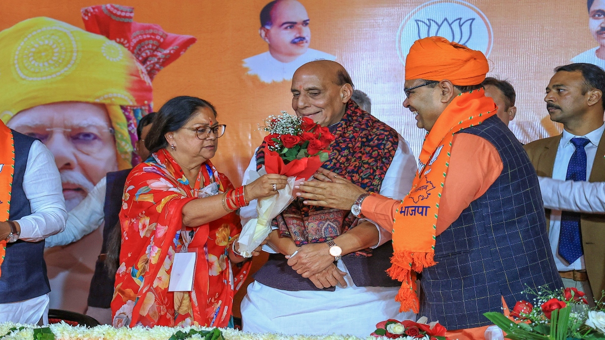Rajasthan CM Bhajan Lal Sharma Interview; Vasundhara Raje | Congress
