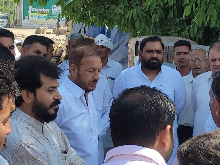 Raipur Rang Panchkula Mandi Raipur Rani Wheat Lifting Congress MLA | रायपुर रानी ...