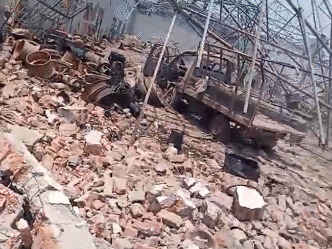 इसी जगह विस्फोट को स्टोर कर रखा था।