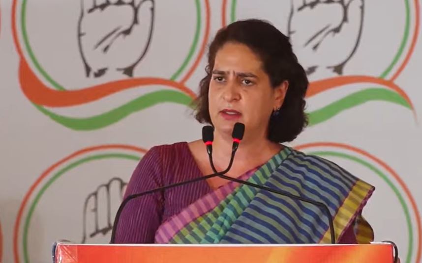 पिता की बात करते हुए भावुक हो गईं प्रियंका गांधी।