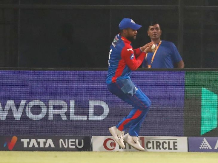 शाई होप के कैच पर राजस्थान रॉयल्स टीम ने आपत्ति जताई।