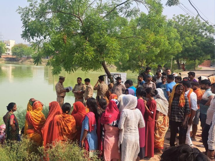 Three sisters who went to bathe in Chitaipur pond drowned...two died ...