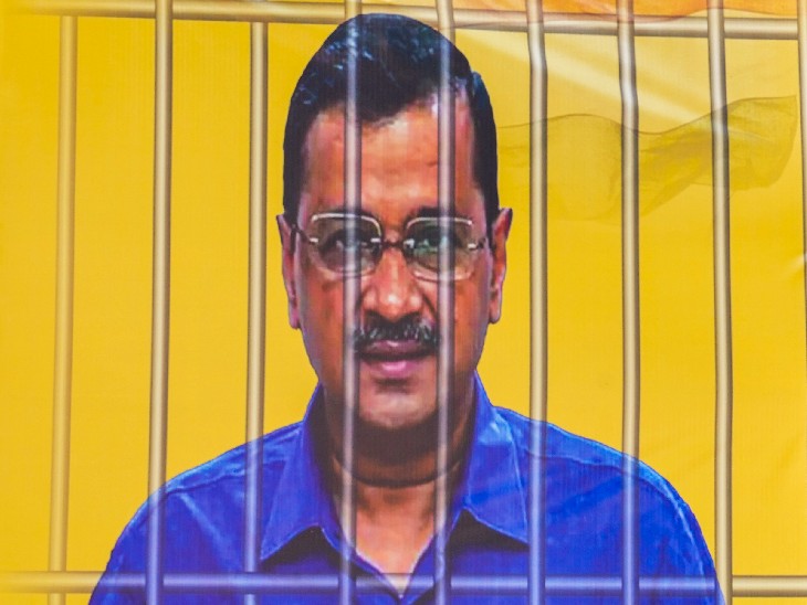 अरविंद केजरीवाल को ED ने 21 मार्च को गिरफ्तार किया था। 1 अप्रैल को केजरीवाल तिहाड़ जेल भेजे गए। - Dainik Bhaskar