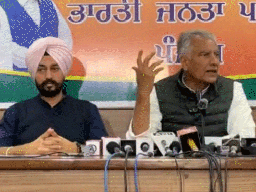 पंजाब भाजपा के प्रधान सुनील जाखड़। - Dainik Bhaskar