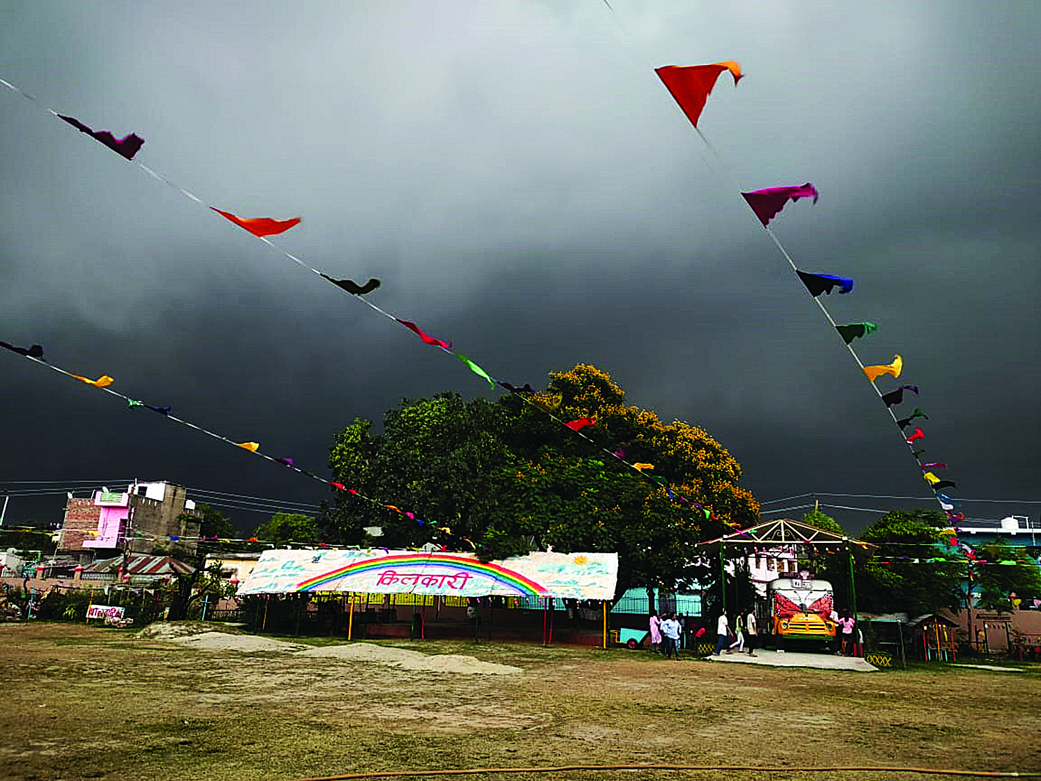 Weather changes once again due to the turf line passing from Himalayas ...