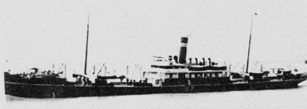 SS शिराला जहाज को 29 मई 1918 में जर्मन यू-बोट जहाज ने हमला कर डुबा दिया था।