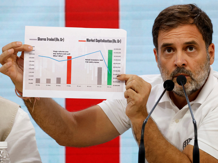 राहुल गांधी ने गुरुवार को दिल्ली में प्रेस कॉन्फ्रेंस की। - Dainik Bhaskar