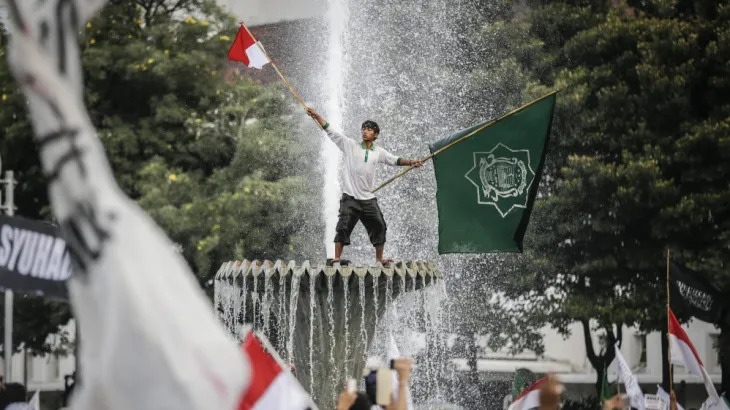 2016 में इंडोनेशिया में ईशनिंदा के खिलाफ बड़े पैमाने पर देशव्यापी प्रदर्शन हुए थे।