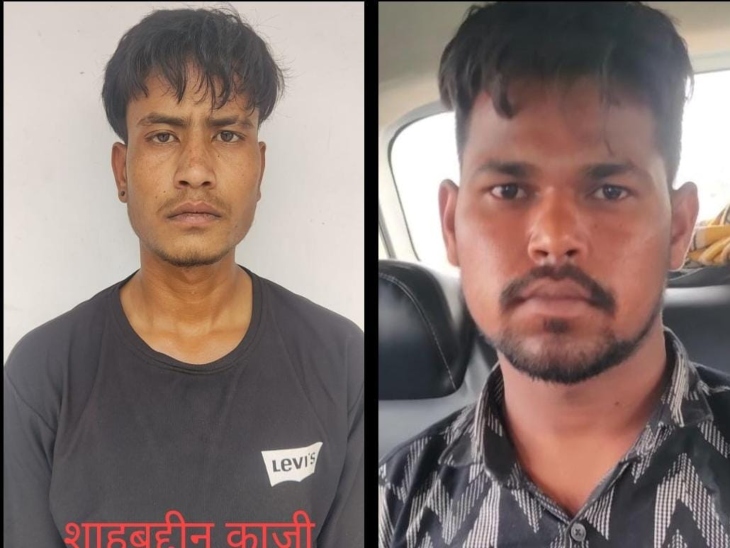 पुलिस की पकड़ में आए दो चोर, जिनसे लाखों रुपए का माल बरामद हो गया है। - Dainik Bhaskar