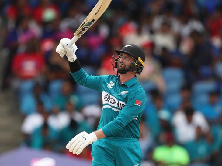 डेवोन कॉन्वे ने 32 बॉल पर 35 रन बनाए।