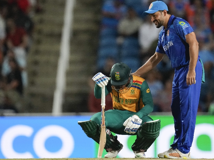 क्विंटन डी कॉक 5 रन पर आउट हुए।