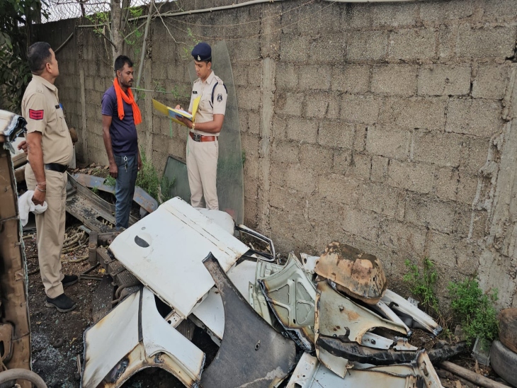 रायपुर एसएसपी संतोष कुमार सिंह के निर्देश में खमतराई थाना की टीम बनाई गई।  - Dainik Bhaskar