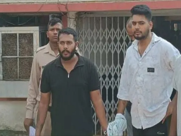 गोली कांड में गिरफ्तार आरोपी यशवंत नायडू और अंकुर शर्मा