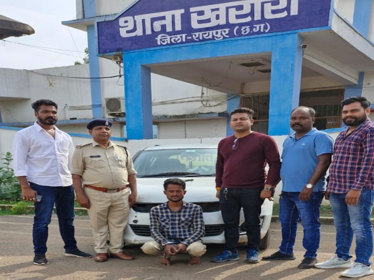 पुलिस को सूचना मिलते ही आरोपी को गिरफ्तार कर लिया गया। - Dainik Bhaskar