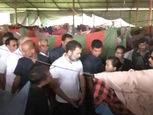 June 2023 – Rahul visited Manipur for the first time and met the violence victims in the relief camps.