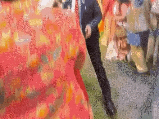 Anant and Radhika during the Mameru ritual.