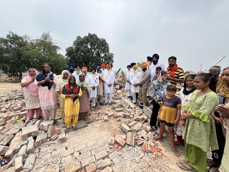 Sikh Houses Demolished Haryana Government ; West Punjab Displaced ...