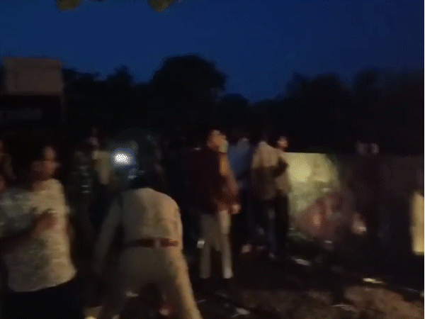 The rescue team removed the debris with a JCB. Three people were taken out. One of them is serious.