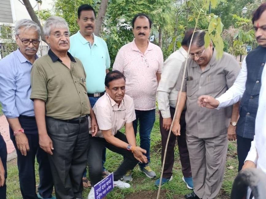 Bharat Vikas Parishad planted trees in Indore | इंदौर में भारत विकास ...