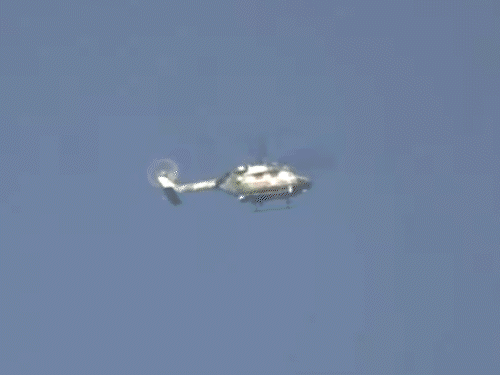 Picture of search operation in the forest to catch terrorists in Doda on Wednesday (17 July).
