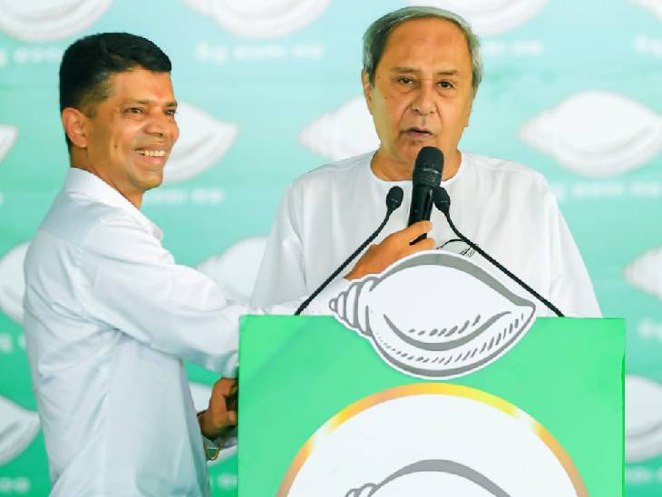 वीके पांडियन आईएएस की नौकरी से वीआरएस लेकर 2012 में बीजेडी में शामिल हुए थे। - Dainik Bhaskar