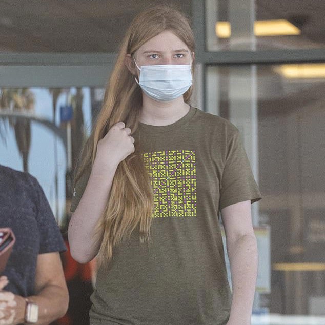 The picture is of Musk's transgender daughter Vivian Wilson.