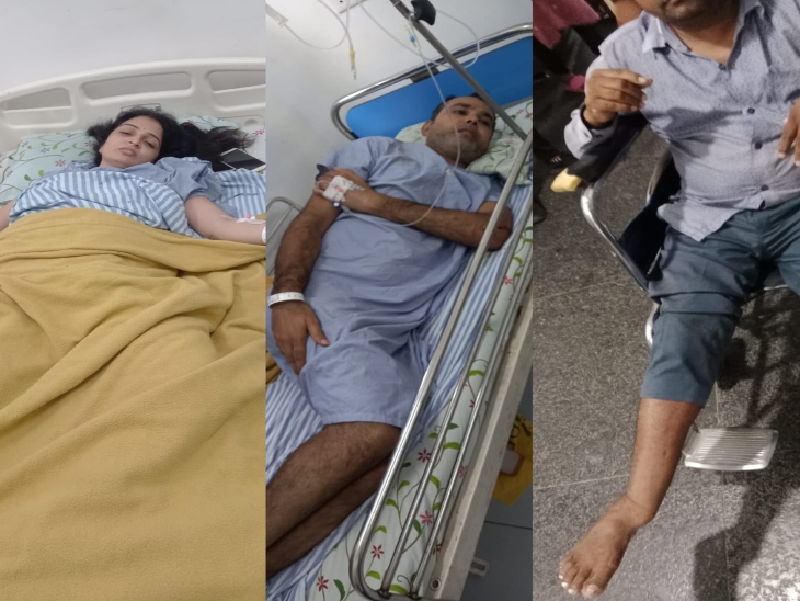 युवक ने एक्सीडेंट में करीब 7 लोगों को घायल किया।