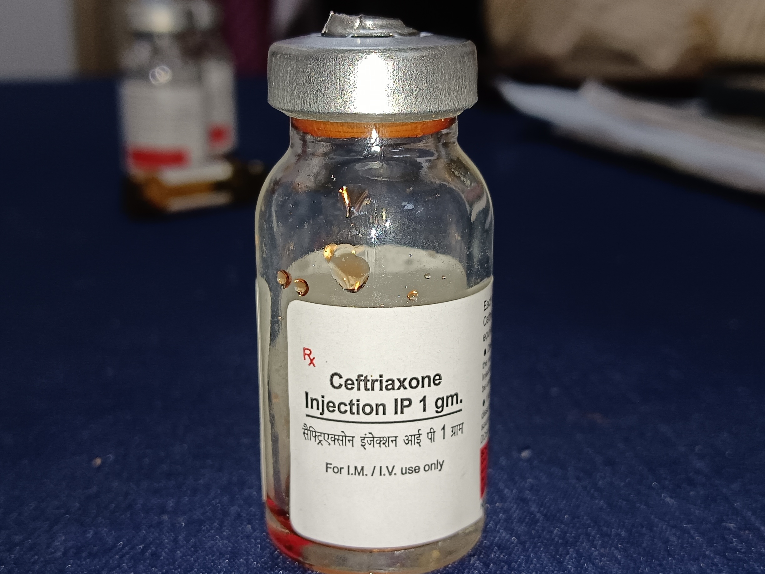 Woman's condition worsened after ceftriaxone injection