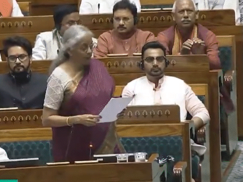 Finance Minister Nirmala Sitharaman responded on the budget in the Lok Sabha on Tuesday 30 July.