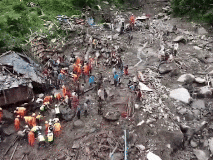 Himachal Pradesh weather Update; Cloudbursts Disaster Samech Shimla Kullu  Manali Malana IMD Alert | हिमाचल में बाढ़: 7 मरे, 46 लापता: NDRF ड्रोन से  लोगों की तलाश कर रही; 6 लापता लड़कियों