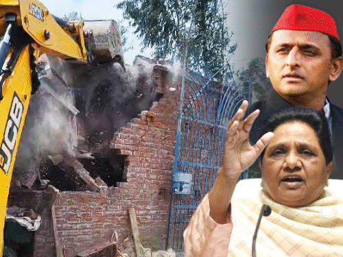 Mayawati vs Akhilesh Yadav; Ayodhya Rape Case Bulldozer Action | अयोध्या  गैंगरेप केस में योगी के समर्थन में मायावती: कहा- सरकार की कार्रवाई सही;  केशव बोले- अगर बलात्कारी ...