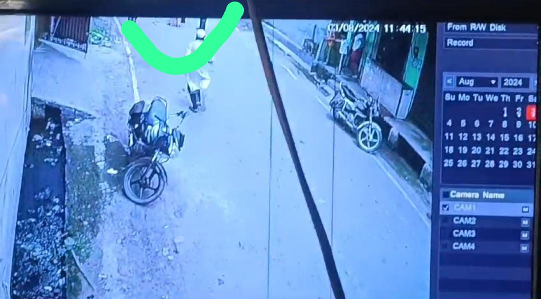 सीसीटीवी मे ंदिख रही पूरी घटना